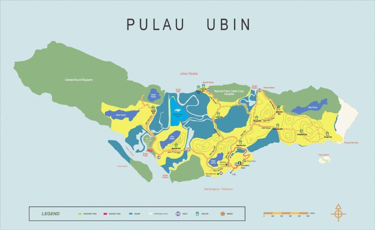 Map of Ubin