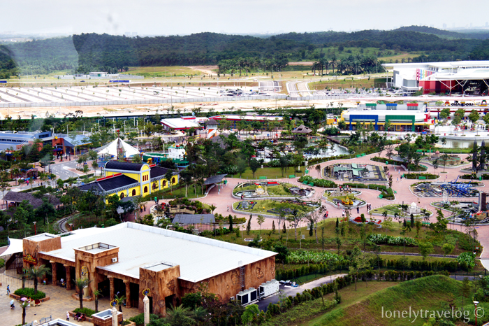 View from observation tower