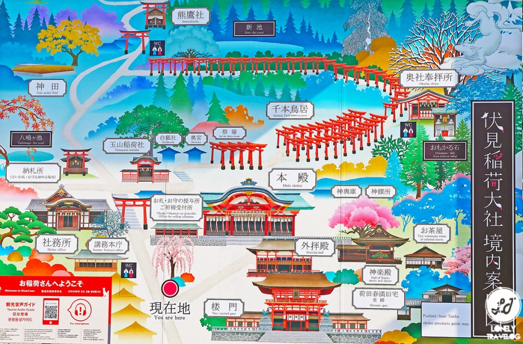 Fushimi Inari Map Kyoto: Fushimi Inari Shrine – Lonely Travelog