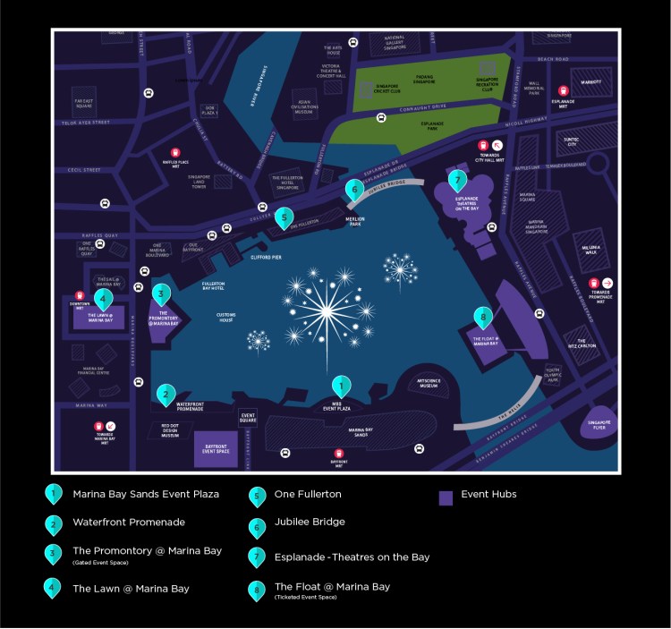 SG Fireworks vantage-point-map